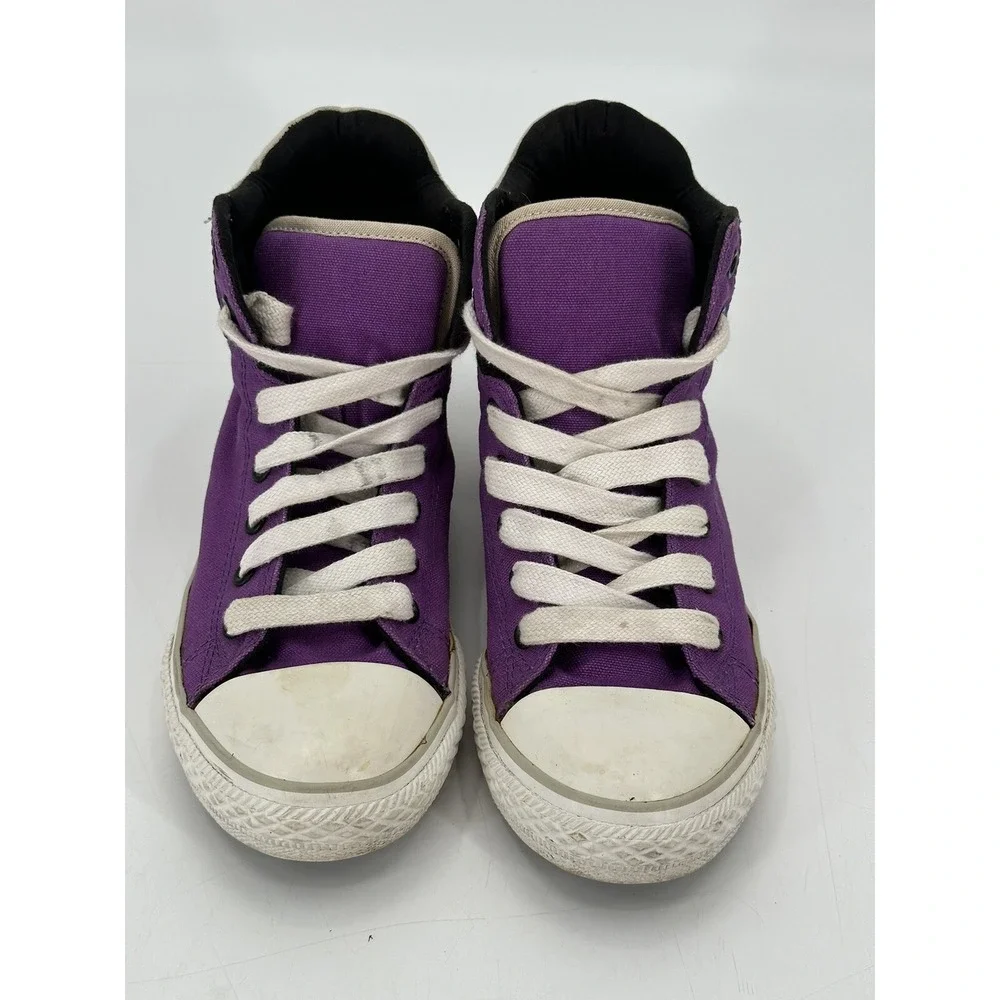 Chuck Taylor Converse‎ All Star Purple High Top Youth Size 3 (316136F)
